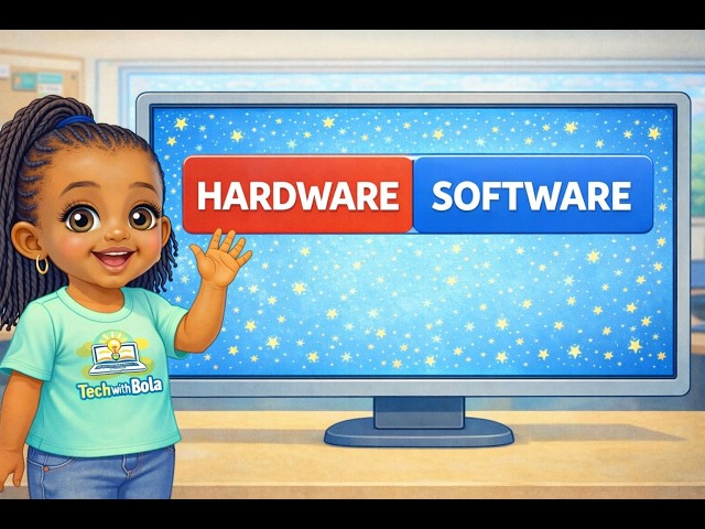 Hardware and Software for Kids | Computer Basics Lesson