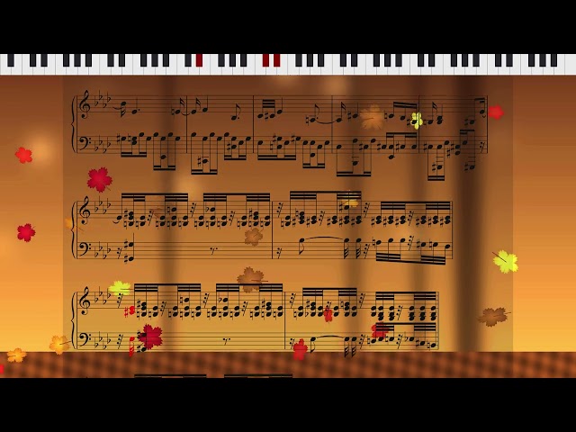 Beethoven - Pathétique Sonata, Op. 13 (2nd Movement) - Piano Visualization