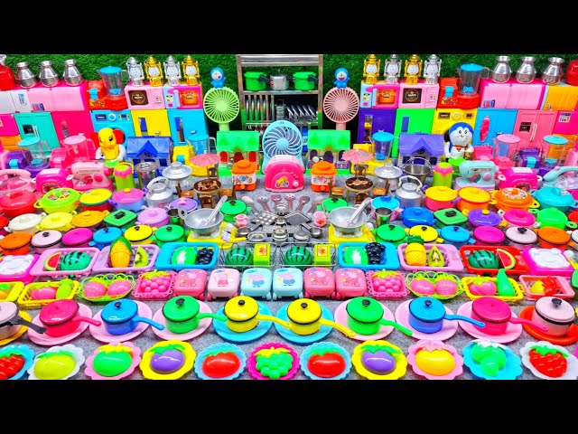 7:54 Mini Kitchen Set Collection for Kids Playing | Unboxing Kids Food Super Kitchen Toys Disney Set