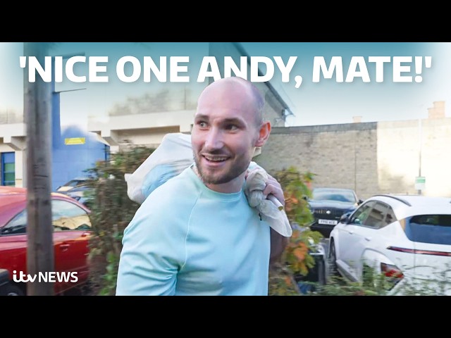 Watch as 700 prisoners walk out of jail early under government scheme