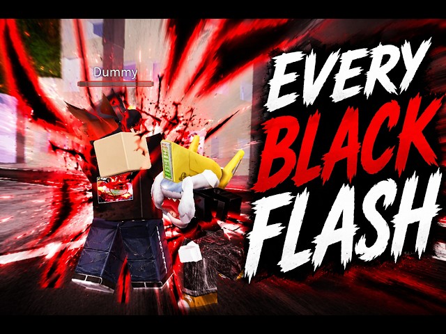 how to black flash with almost every character in JJS