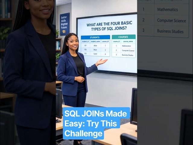 SQL JOINs Made Easy: Try This Challenge #shorts