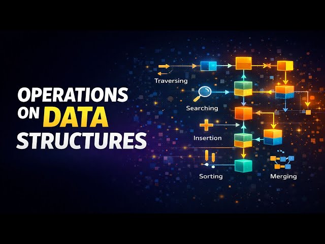 Operations on Data Structures | Traversing, Searching, Sorting Explained