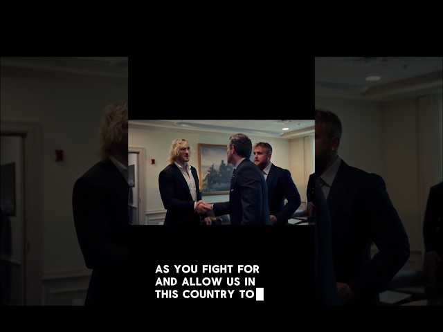 Pete Hegseth brings Logan & Jake Paul to speak to the troops 😂