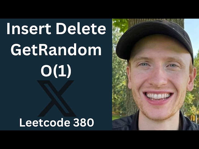 Insert Delete GetRandom O(1) - LeetCode 380 - HashMaps (Python)