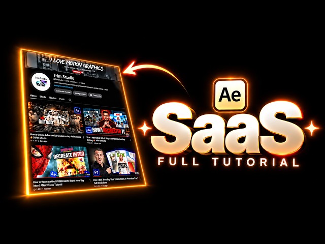 How to Create a SaaS Explainer Animation in After Effects | FREE Assets