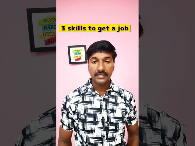 3 Skills to get a job in 2026