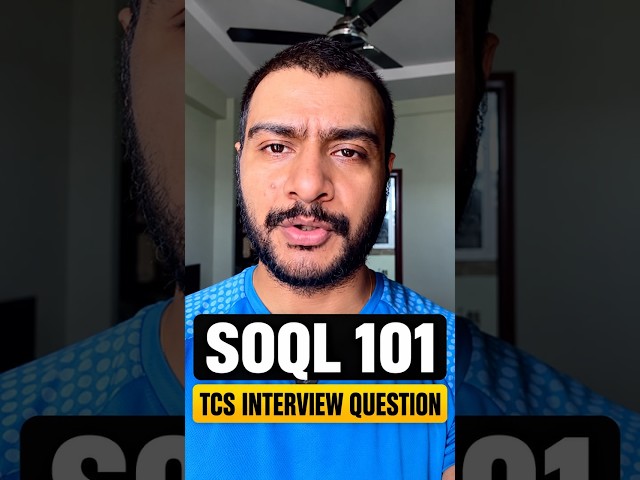 Salesforce Interview question of the day || asked by TCS || experienced candidate #salesforce