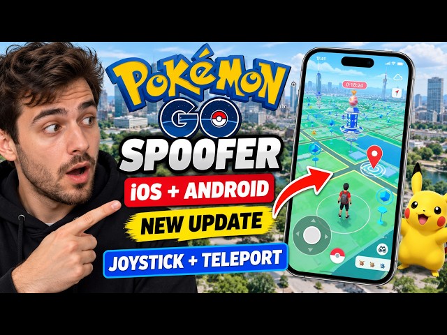 Pokemon GO Spoofer iOS & Android EASY - How To Spoof Pokemon GO in 2026 (NEW UPDATE)