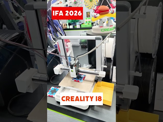 IFA 2026 Vlog – Creality i8: Faster color changes!