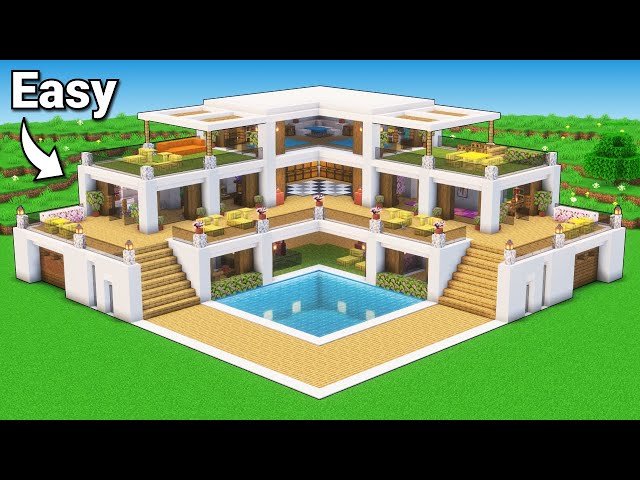 Minecraft: ULTIMATE Modern House Tutorial