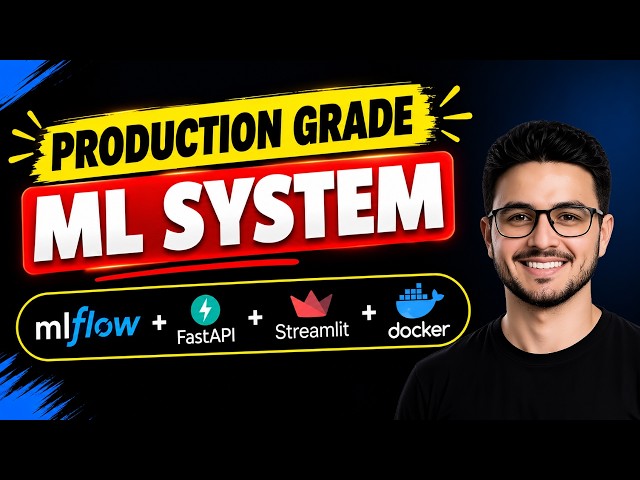Production Grade ML System with Docker , Fastapi , Streamlit, MLFlow | MLOps Bootcamp #10