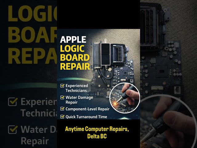 MacBook not turning on? Anytime Computer Repair, Delta, BC