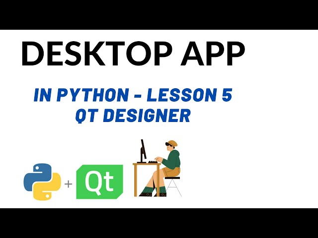 Creating Desktop Apps With Python - Lesson 5 ( Qt Designer - calculator )