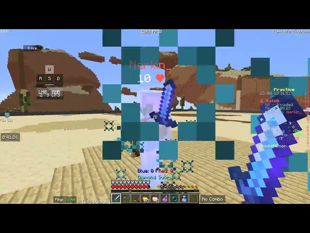 playing on blocksmc duels practice