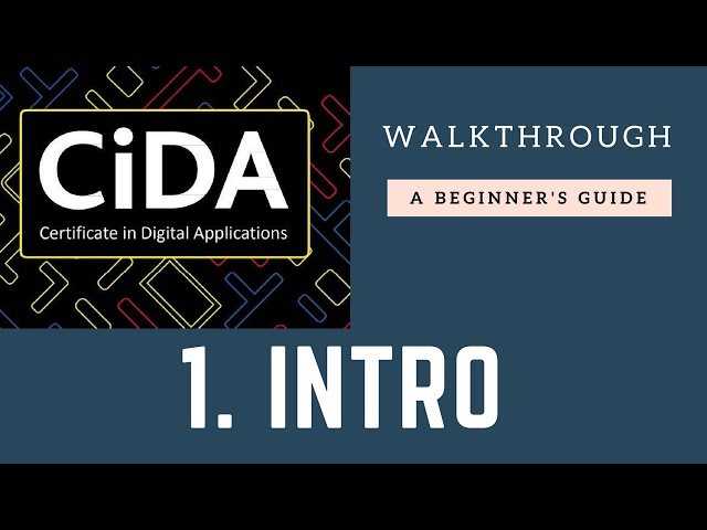 1. intro - CIDA - Developing Web Products Walkthrough