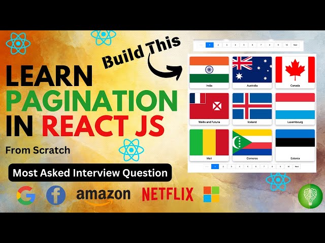 Master Pagination in React Js: Build a Dynamic Pagination Component from Scratch!