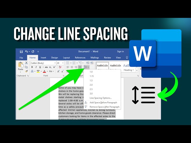 How To Change Line Spacing In Microsoft Word