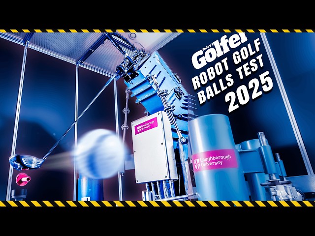 THE ROBOT GOLF BALLS TEST 2025 | The Best Golf Balls of the Year, as Calculated by the Robot