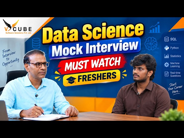 Data Science Interview Questions Every Fresher Should Know | Best Ai&Data Science Institute in Hyd