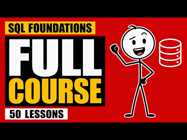 SQL Foundations Full Course | Tables, Joins, CTEs & Window Functions