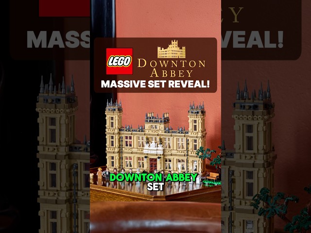 LEGO Just Revealed a MASSIVE Downton Abbey Set! ☕️🏰 #lego #legonews #downtonabbey