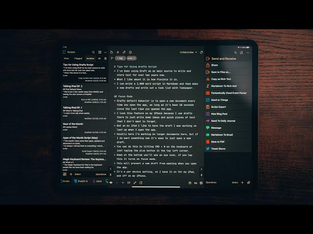Tips for Using Drafts: The One Notes App to Rule Them All