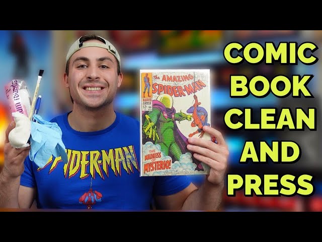 How To Clean and Press Comics From Start To Finish | Silver Age Comics