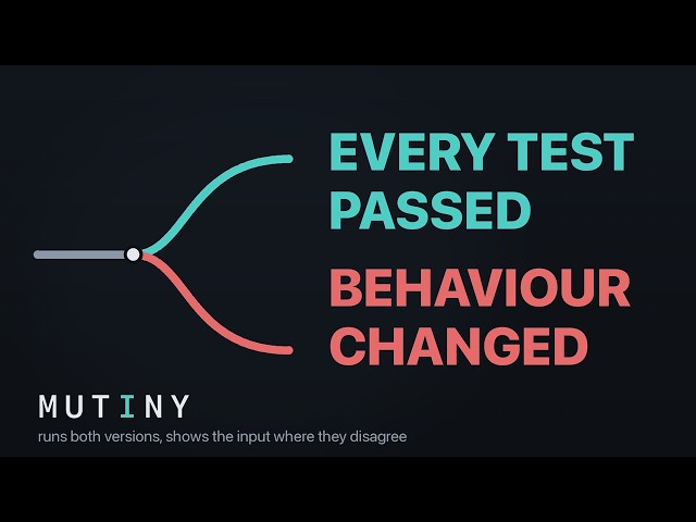 A refactor said nothing changed. Here is the input that proves otherwise!