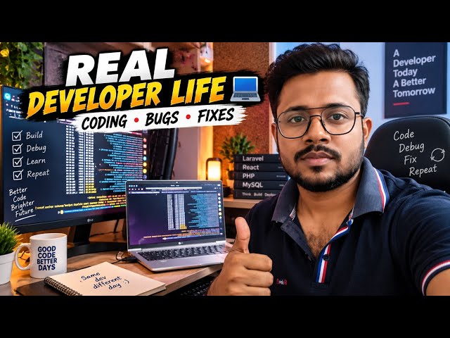 A Day in the Life of a Software Developer 💻 | Coding, Debugging & Real Work