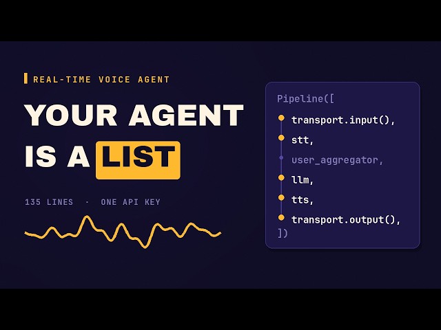 Build a Real-Time Voice Agent in Python (135 Lines, One API Key)