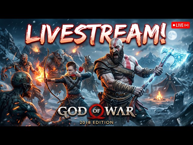 🔴 GOD OF WAR (2018) LIVE - Gameplay Walkthrough Part 1 | Kratos' Journey Begins