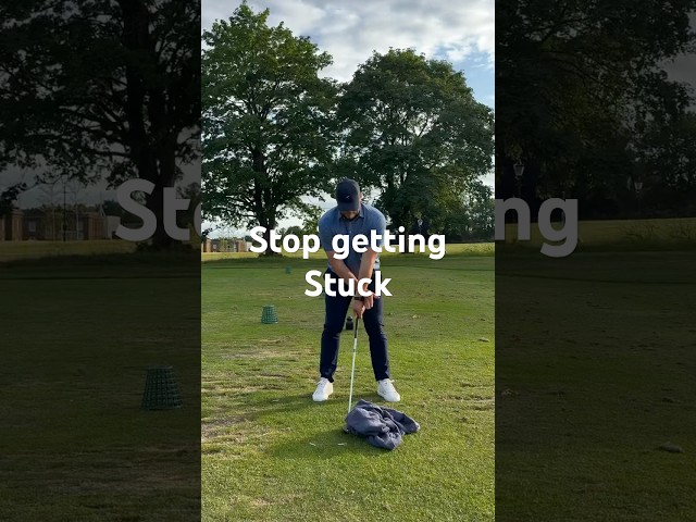 Use these drills to stop getting stuck in the downswing ✅