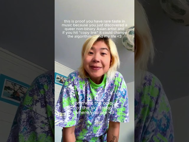 oh haiii!! I'm a queer non-binary asian artist making music that makes you feeeel #whimsy #newmusic