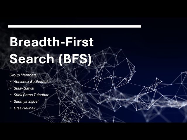 Breadth First Search (BFS) - Data Structure