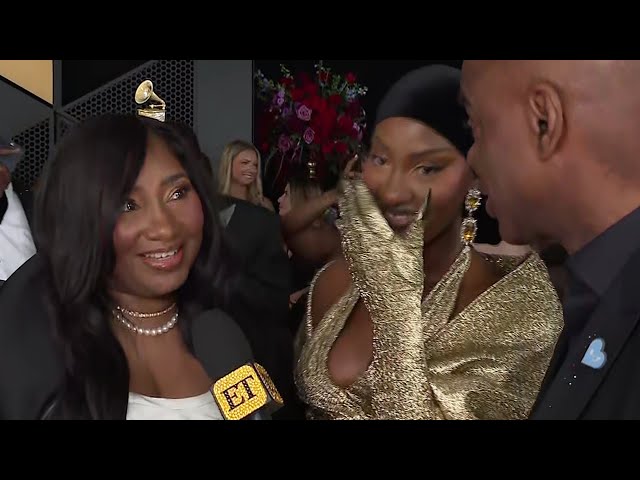 Tems' Mom CRASHES Her 2025 GRAMMYs Interview! (Exclusive)