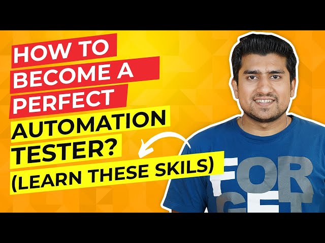 How to Become a Perfect Automation Tester || (Do This)