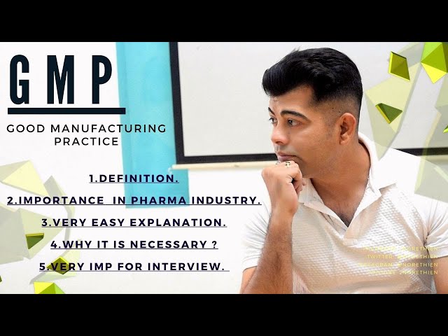 GOOD MANUFACTURING PRACTICE I GMP I HINDI