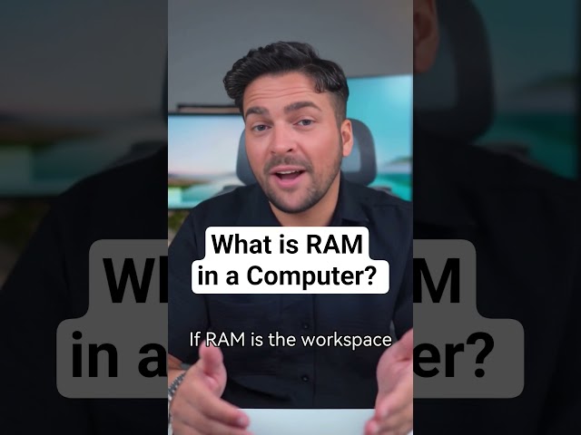 David Jenner's tutorial on what is RAM or random access memory in a computer. #ITSupport #Computing