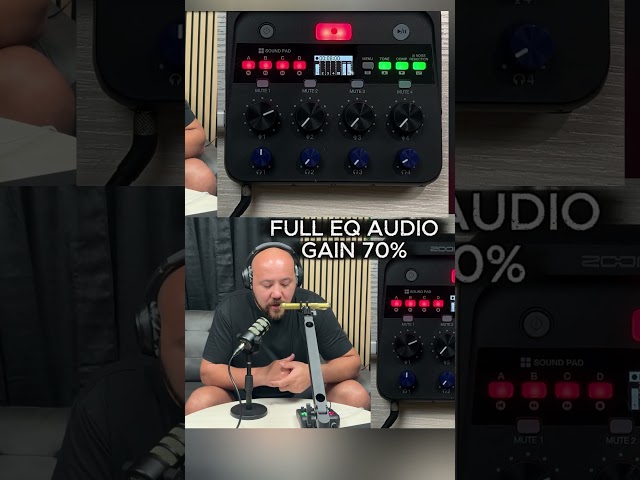 PODTRAK P4 NEXT- RAW AUDIO VS EQ AUDIO