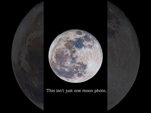 One Moon, 100 Shots | Behind This Astro Image | Canon R8 #shorts #canonr8