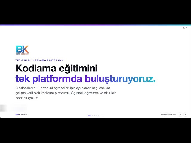 BlocKodlama | Türkiye Yüzyılı Maarif Modeli'ne %100 Uyumlu Kodlama Platformu