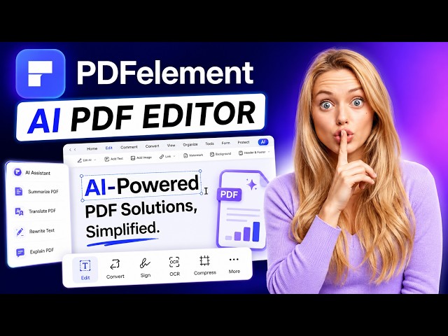 Stop Using Old PDF Tools — This AI Editor Dominates 2025 (PDFelement Review)