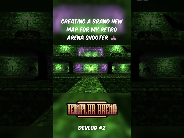 Creating A Brand New Map For My Retro Arena Shooter 🏰