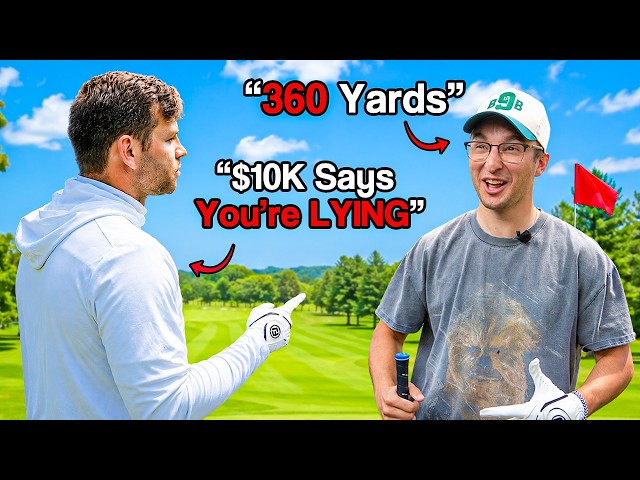 Nerdy Golfer Claims to Hit 360 YARD DRIVES | So We Made Him PROVE IT