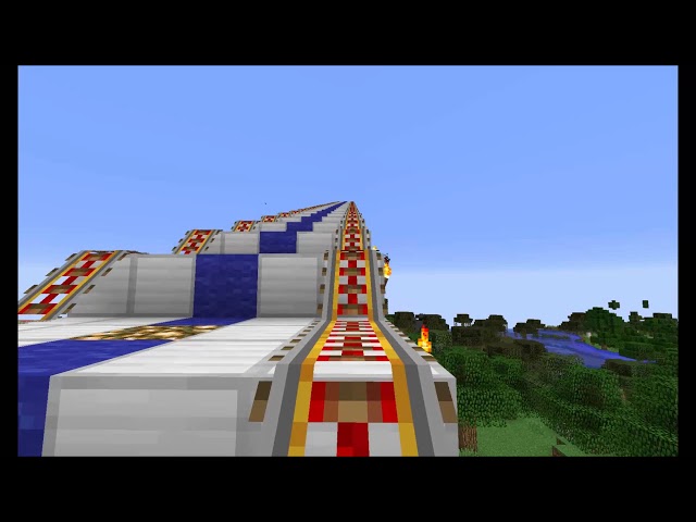 2b2t Rail Timelapse