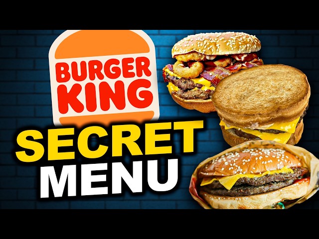 Burger King's Best Menu Items May Not Even Be On The Menu At All