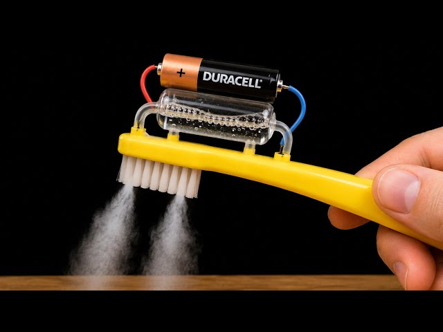 Toothbrush Turned Into a Steam Cleaner (Insane DIY Experiment!)