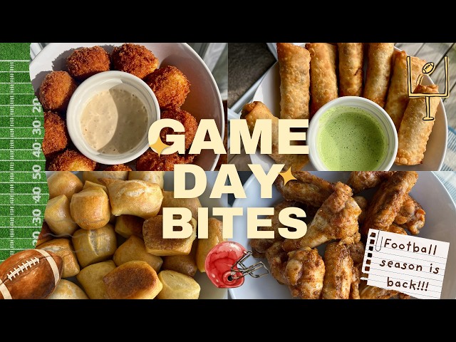What I’m Making for Game Day 🏈 | Easy Football Snacks & Appetizers