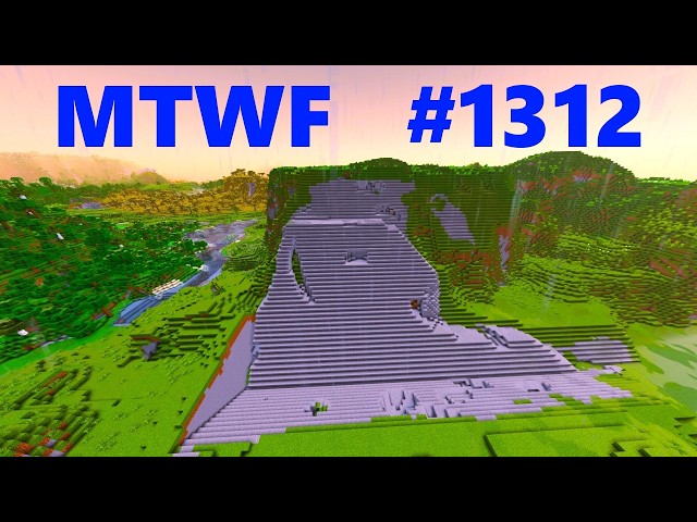 Minecraft - making the world flat 1312